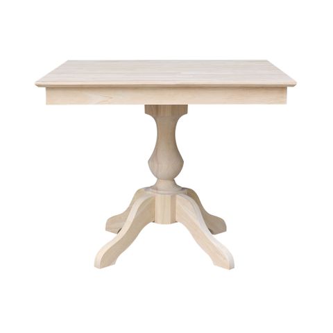 36" X 36" Square Top Pedestal Table - 29.9"H - Walmart.com - Walmart.com for Understanding the Versatility of a 36x36 Square Pedestal Table